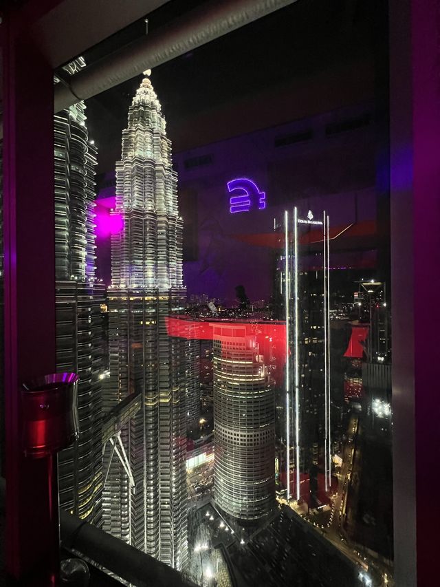 Bar with awesome KLCC view