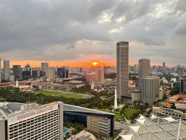 City skylines from Pan Pacific lounge
