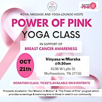 Power Of Pink Yoga | Royal Massage & Yoga Lounge