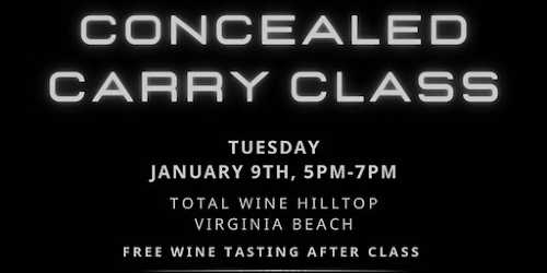 18+ Free Concealed Carry Class
