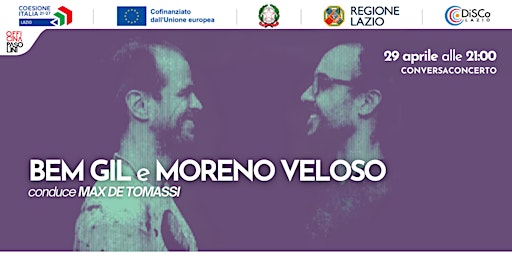 Bem Gil e Moreno Veloso | Teatro Eduardo De Filippo
