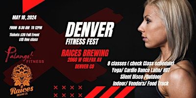 Denver Fitness Fest May 18 2024 | Raíces Brewing Company