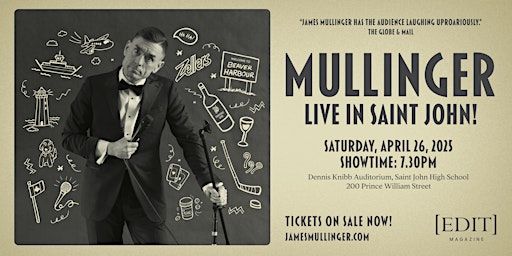 James Mullinger Live in Saint John, New Brunswick 2025! | Saint John High School