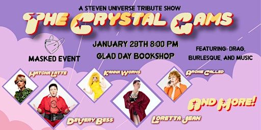 The Crystal Gams: A Steven Universe Tribute Show! | Glad Day Bookshop