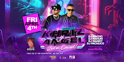 Khriz y Angel Live @Azucar Friday April 4th | Azucar Taco House
