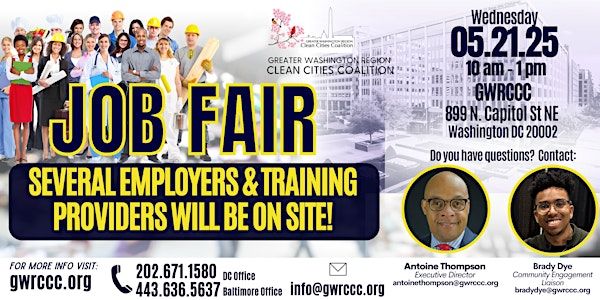 GWRCCC's  Jobs Fair- Washington, DC | 899 North Capitol St NE