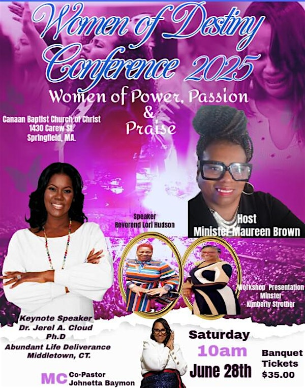 Women of Destiny  Conference | 1430 Carew St