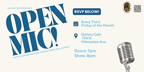 Open Mic at Gallery Cafe River West, Chicago | 734 N Milwaukee Ave