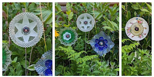 Upcycled Garden Plate Flower Workshop - Garden City | 6221 Merriman Rd