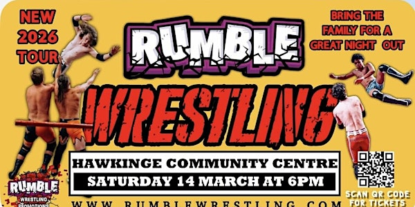 Rumble Wrestling comes to HAWKINGE   -KIDS FOR A FIVER - Limited offer | Hawkinge Community Centre
