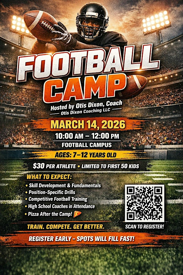 Youth Football Camp | 3120 Tampa Rd
