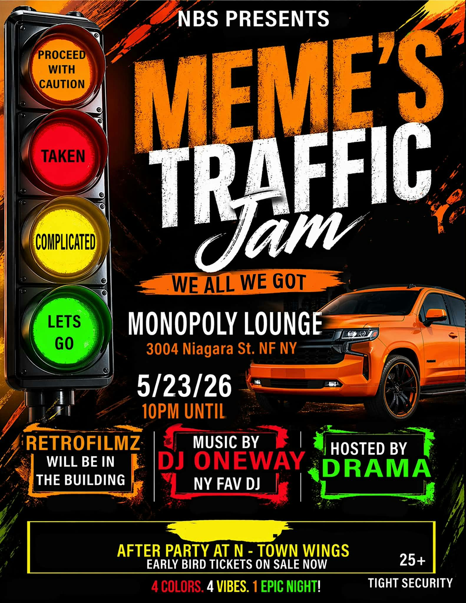 Meme’s 2026 Traffic Jem | 3004 Niagara St