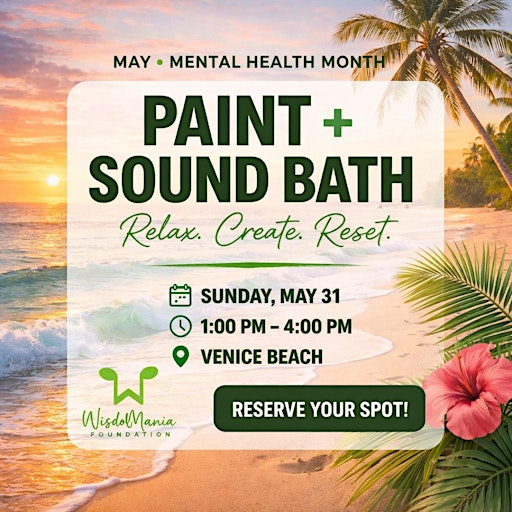 Venice Beach Acrylic Painting Workshop & Sound Bath | Venice Beach