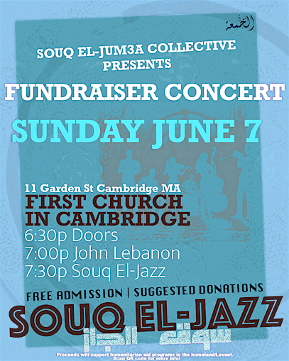 Fundraiser Concert: Souq El-Jazz at First Church in Cambridge | First Church in Cambridge