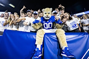 In Seat Visit from Cosmo (Utah Tech) | LaVell Edwards Stadium (LES)