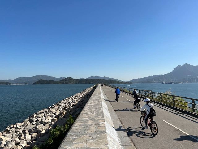遠眺八仙嶺 — 船灣淡水湖主壩