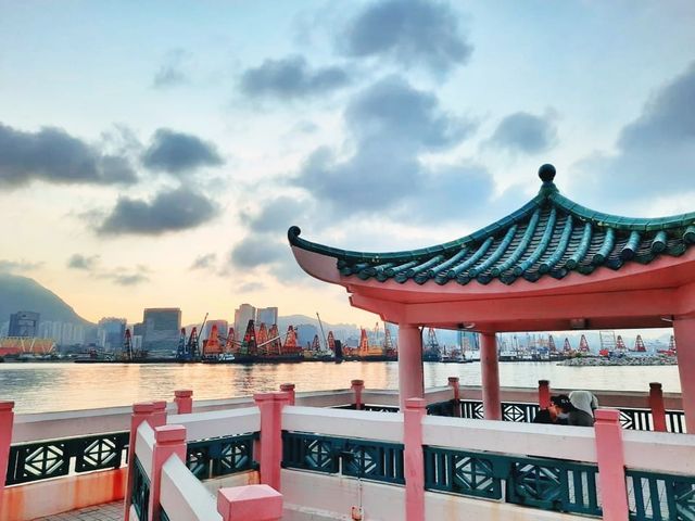 海心亭睇日落 海心亭睇日落