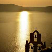 希臘Santorini 🔶Fira藍頂教堂