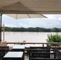 Hotel & Cafe with Mekong River view