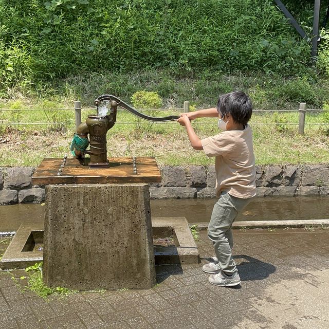 保土ヶ谷公園で自転車デビュー