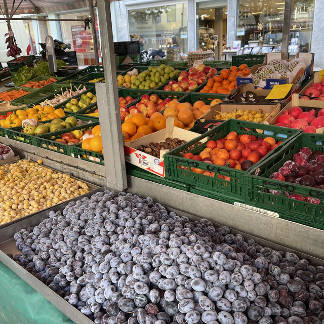 Grüner Markt in Bamberg