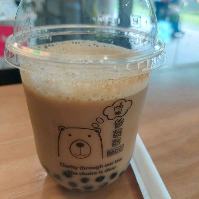 Vegan burger and bubble tea @ nomVnom