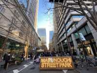 東京・丸の内。『Marunouchi Street Park 2022 Winter』
