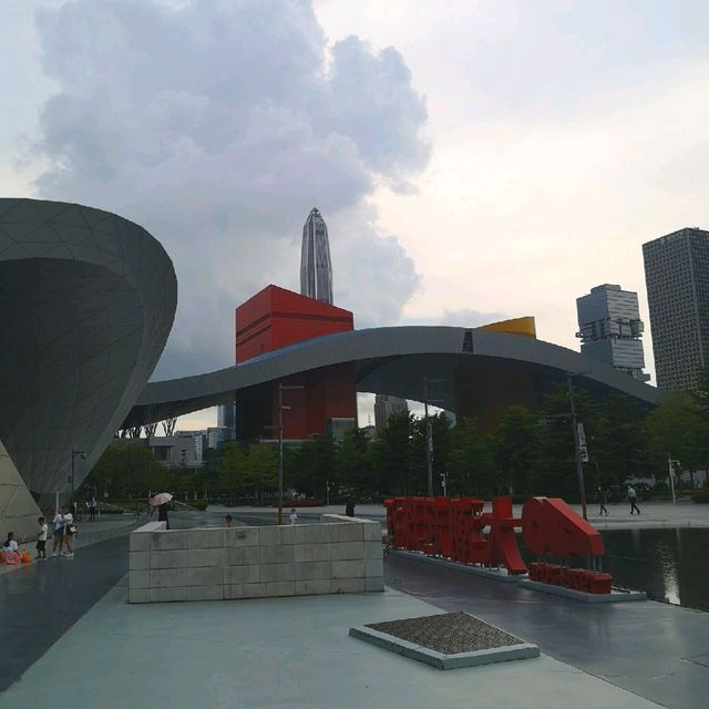 Central square at Civic Center, Shenzhen