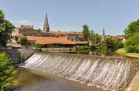 Mountain town Oloron-Sainte-Marie - the heart of the 15th province of France.