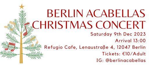 Berlin Acabellas Christmas Concert 2023 | Refugio Café