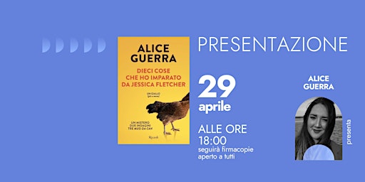 Alice Guerra presenta "Dieci cose che ho imparato da Jessica Flechter" | Libreria Ubik Mestre