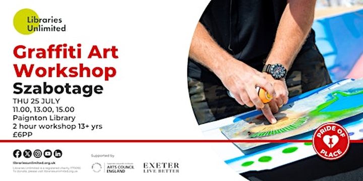 Graffiti Art Workshop | Paignton Library and Information Centre