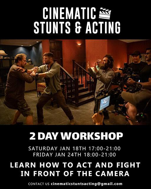 2 DAY WORKSHOP (ACTING & STUNTS ON CAMERA) | Espai Jove Ca La Panarra