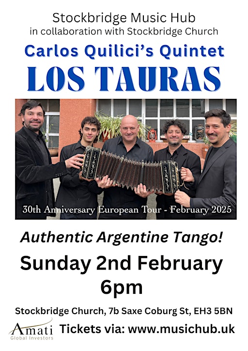 Las Tauros - authentic Argentine tango | Stockbridge Parish Church