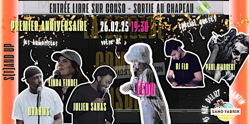 PREMIER ANNIVERSAIRE - LA BRIGADE COMEDY | Sand Fabrik