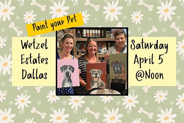 Paint Your Pet class at Wetzel Estate in Dallas, OR | Chateau Bianca Winery