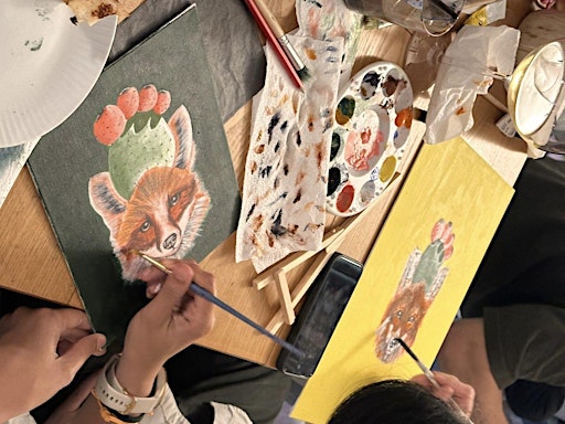 Paint Your Own Flora and Fauna Wall Art – Thurs 6th March, 7pm | London | The Brookmill