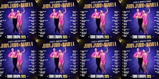 Jhon Jairo & Daniela in London on 26/27th April 2025! | Mulberry Sports Centre
