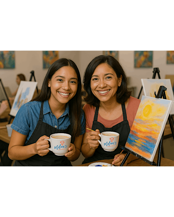 Mother Daughter Paint & Sip at Molina’s Crêperie | Molina's Creperie