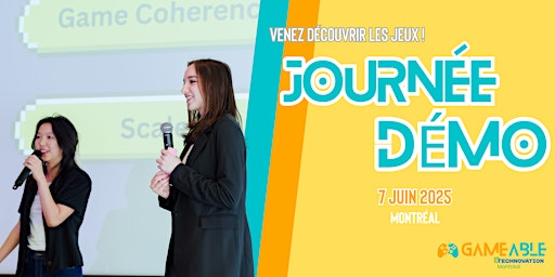 Gameable | Journée Démo 2025 - Demo Day 2025 | NAD - École des arts numériques, de l’animation et du design