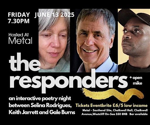 The Responders: an interactive poetry night | Metal Culture - Southend