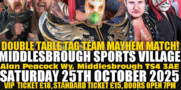 AMERICAN WRESTLING EPW MIDDLESBROUGH | Middlesbrough Sports Village
