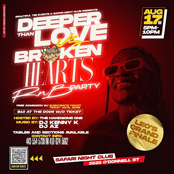 DEEPER THAN LOVE VS. BROKEN HEARTS R&B PARTY | Safari Club