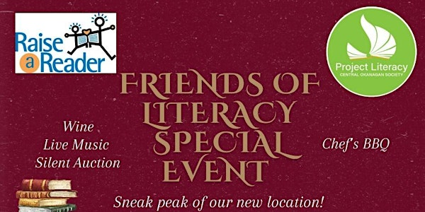 Friends Of Literacy 'Sneak Peek' Fundraiser | 2293 Leckie Pl #107