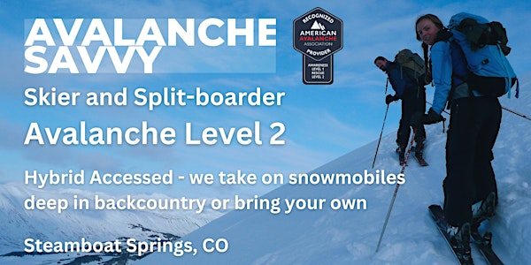 Avalanche Level 2: for Skiers and Split-boarders | Steamboat Springs