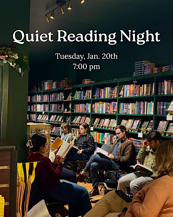 Quiet Reading Night | 667 Washington Ave