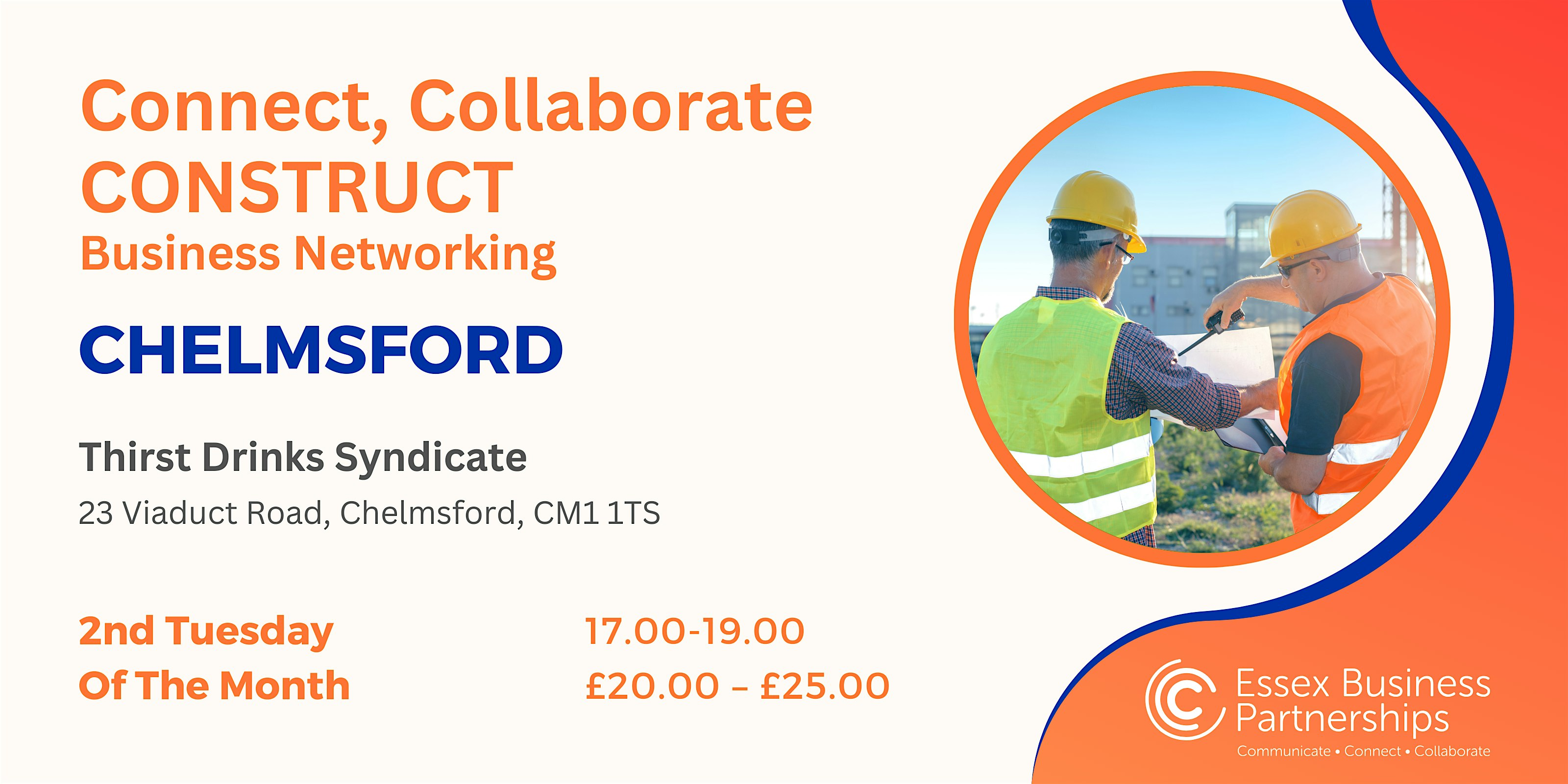 Chelmsford Construction Networking Event | Thirst Drinks Syndicate