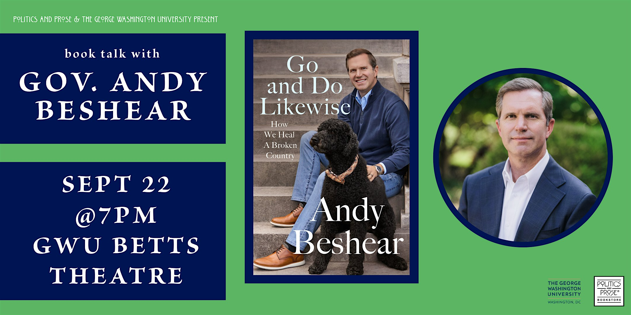 Gov. Andy Beshear—Go and Do Likewise - with Gov. Wes Moore—at Betts Theatre | GWU Betts Theatre