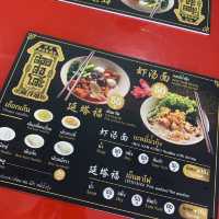 Mouth watering prawn noodle