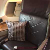 Business Class on Singapore Airlines 